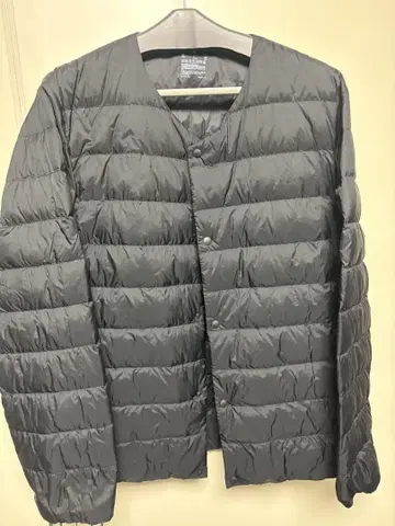 무인양품 MUJI 노카라 다운 블랙