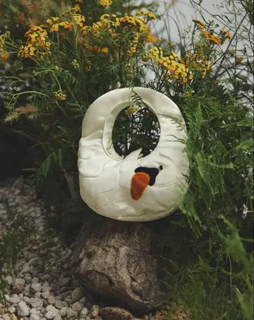 MUVEIL 35200 스완 미니백 화이트