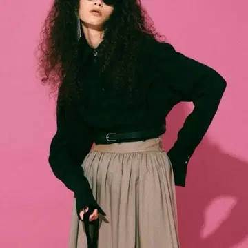 MAISON SPECIAL 쇼트 렝스 벨티드 셔츠