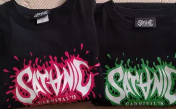 SATANIC CARNIVAL '15 티셔츠 2장 세트