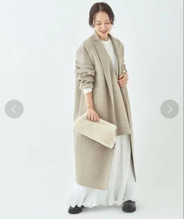 Plage 해밀턴 테일러드 롱 코트 36 베이지