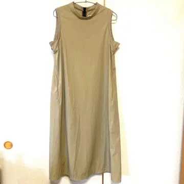 FREAK'S STORE 슬리브리스 롱 원피스 베이지 S~M