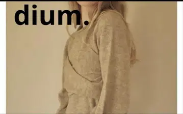 미사용 새상품 dium. bustier set knit one-piece
