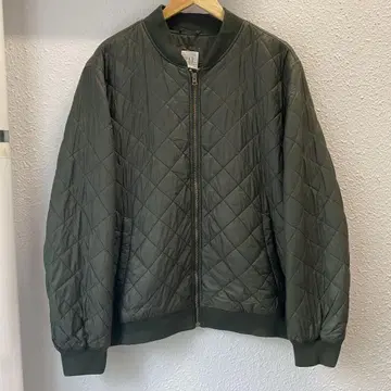 GAP 갭 퀼팅 자켓 그린 XL