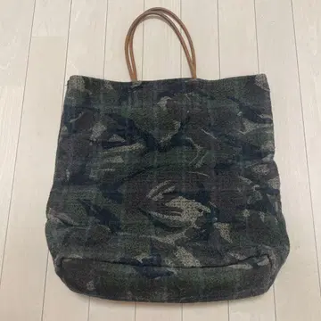amiacalva 카모 패턴 울 토트