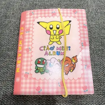 레어 챠오 미니 앨범 부록 당시 물건 포켓몬 파일 레어 1999년