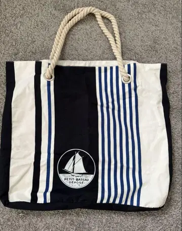 PETIT BATEAU 스트라이프 토트백 비치백