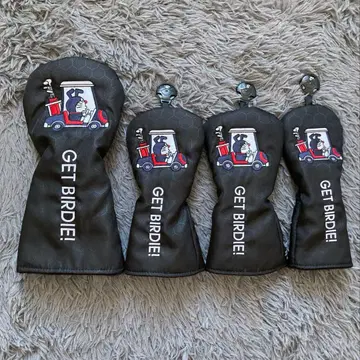 [새상품] 4세트 도라에몽 골프클럽 헤드커버 1+3+5+UT