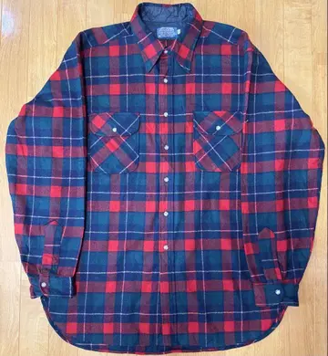 Pendleton 울 플란넬 셔츠 XL 체크