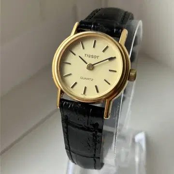 TISSOT 티쏘 쿼츠 작동품 손목시계 골드/블랙