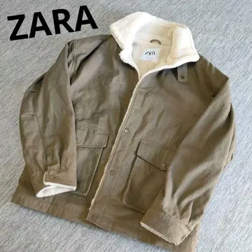 ZARA 보아 워크 자켓 밀리터리 보아 자켓