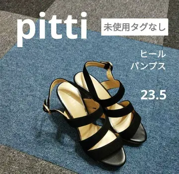 [ 미사용 택 없음 ] pitti 피티 펌프스 힐 스웨이드 23.5