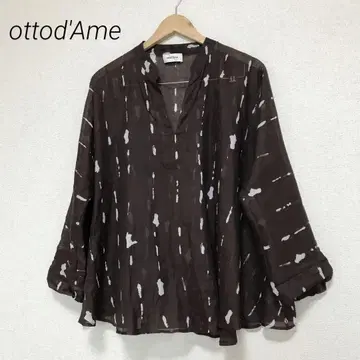 ottod'Ame 오트담 스톡맨 린넨 풀오버 블라우스