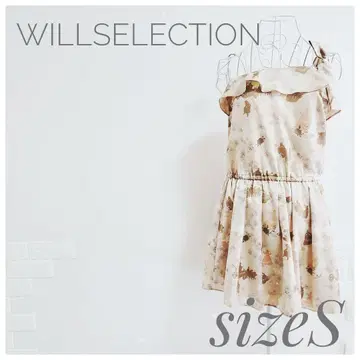 미사용 새상품 WILLSELECTION 윌셀렉션 신데렐라 원피스
