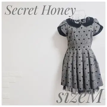 미사용 새상품 SecretHoney 디즈니 미키 실루엣 원피스