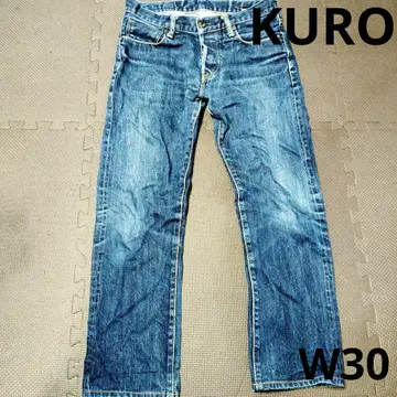 KURO 크로 청바지 W30 네이비