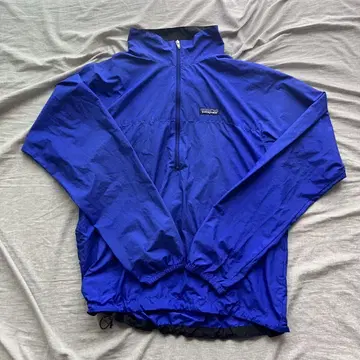 90년대 patagonia 하프 지퍼 나일론 자켓 M 블루