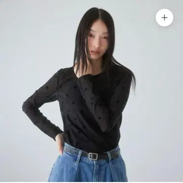 새상품 searoomlynn 플로키 Multi Pattern 크루넥
