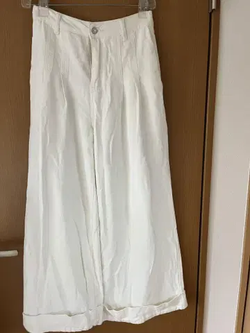 ABITOKYO 턱 스티치 와이드 데님 XL