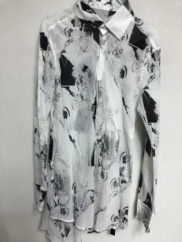 kiryuyrik 키류키류 비침 버터플라이 셔츠 남성용 L