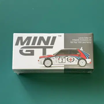 MINI GT 란치아 델타 HF #3 1992 랠리 사양 미개봉