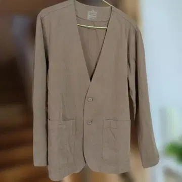 새상품급 브라운 노카라 자켓 S 사이즈