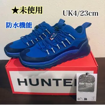 HUNTER 트래블 미드 트레이닝복/크루즈 블루/스니커즈 23cm