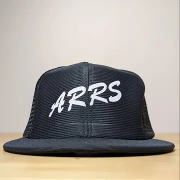 80s-90s ARRS 트래커캡 블랙 슬랜트 로고 기업계