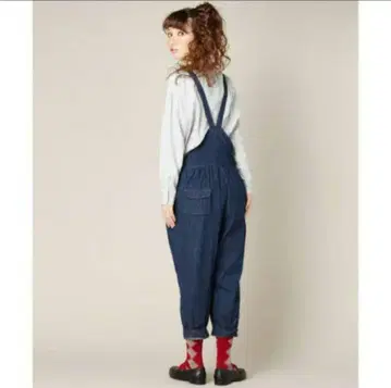 fig london 데님 살로펫 올인원