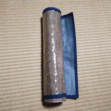츠무기 옷감 브라운 계열 무지
