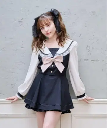 LIZLISA 세일러 카라 셋업