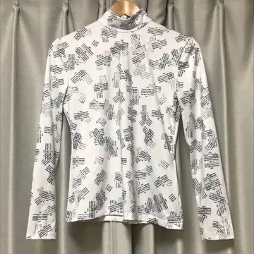 rokh 하이넥 로고 티셔츠