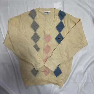 CHEMISE LACOSTE 라코스테 V넥 니트
