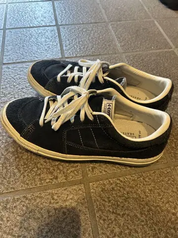 CONVERSE SKATEBOARDING 스웨이드 스니커즈 블랙