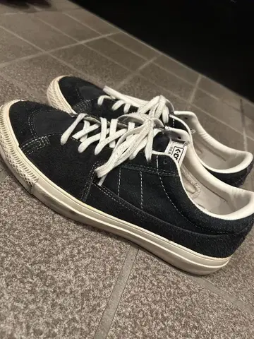 CONVERSE SKATEBOARDING 스웨이드 스니커즈 블랙