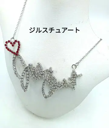 SALE [질스튜어트] 로고 마크 하트 디자인 목걸이