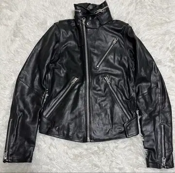 G-STAR RAW 싱글 라이더 자켓 가죽 자켓 소가죽 블랙