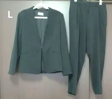 PLST 플라스테 셋업 수트 셋업 노카라 블랙 L
