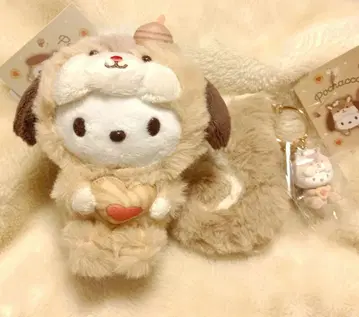 리스모후모후 시리즈 포차코 마스코트 참 키링 2점 산리오