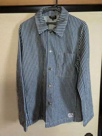 a.p.c 데님 자켓/스트라이프/BLU/XL