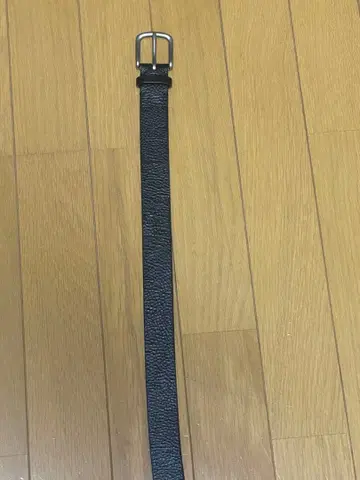 천연 가죽 블랙 벨트 이탈리아제