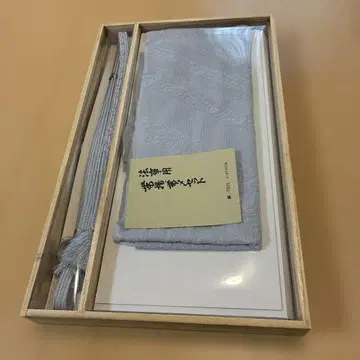 법사용 오비 장식 천 허리띠 세트 실크 100% 그레이 계열