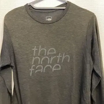 THE NORTH FACE 긴팔 티셔츠 S 사이즈 올리브 그린