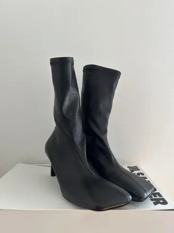 새상품 미사용 jilsander 가죽 앵클부츠