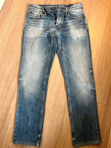 DENHAM 블루 데님 스트레이트