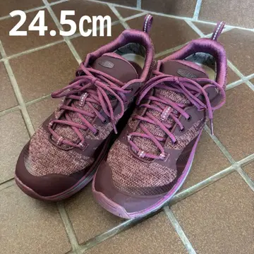 keen 킨 스니커즈 신발 24.5cm 보라색 워터프루프