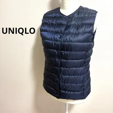 미사용 새상품 UNIQLO 울트라 라이트 다운 베스트 네이비 M 여성용