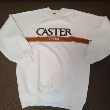 CASTER 트레이닝복 M 화이트 레어 레트로