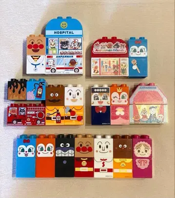 호빵맨 블록 라보 캐릭터 세트