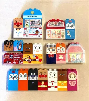 호빵맨 블록 라보 캐릭터 세트